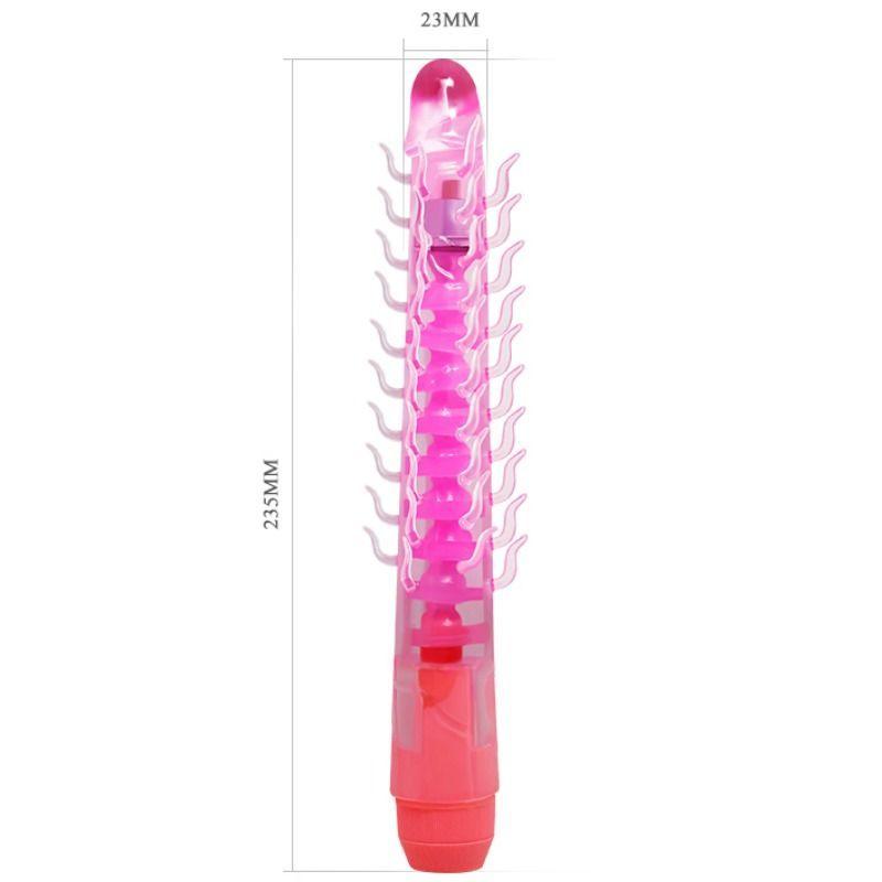Baile - Flexi Vibe Sensual Spine Bendable Vibrating Dildo Lilac 23.5 Cm 3
