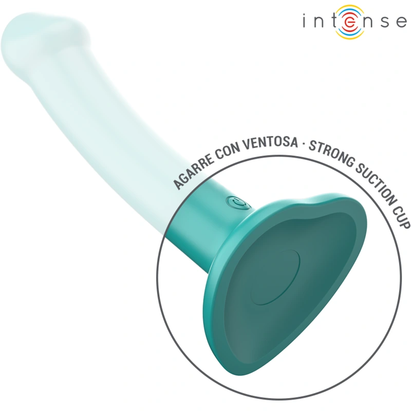 Intense - katie vibrator with suction cup 10 vibrations blue remote control 4