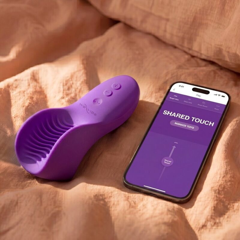We-vibe - shared touch double-sided couples vibrator purple 12