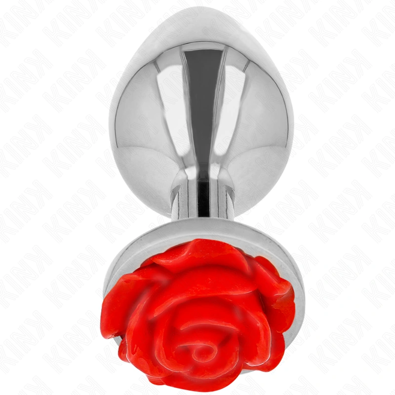 Kink - plug anal rose red size l 4