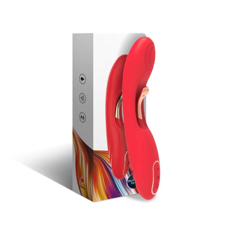 Armony - vibrator with oscillating tongue red
