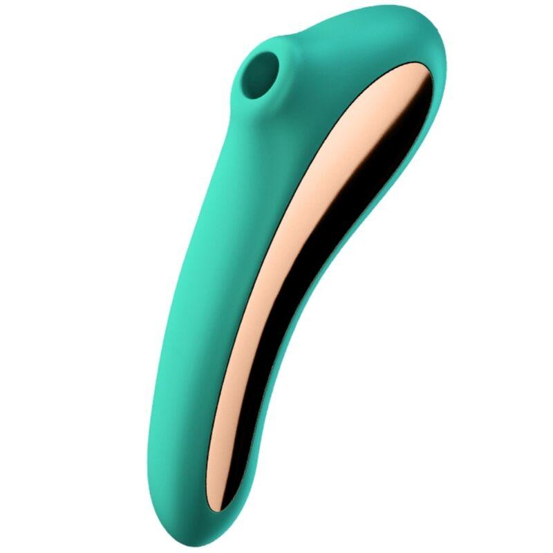 Satisfyer Dual Kiss Clit Stimulating Green - Stimulátor Klitorisu