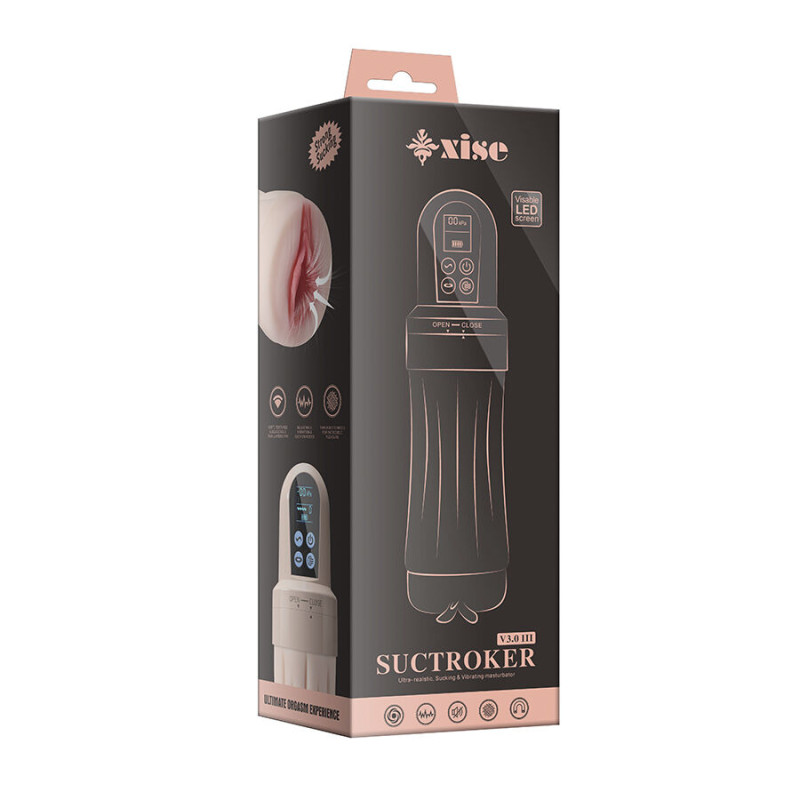 Xise - suctroker v3.0 iii vagina masturbator with vibration 6