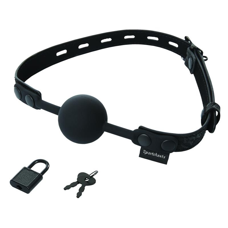 Sportsheets - Sincerely Locking Lace Silicone Ball Gag 1