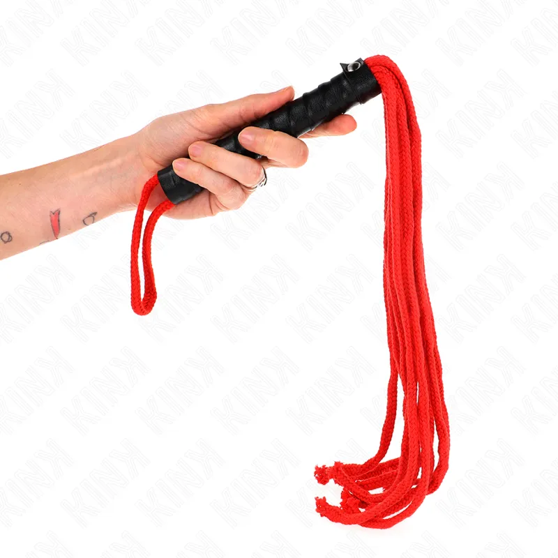 Kink - Rojo Rope Whip 56 Cm 2