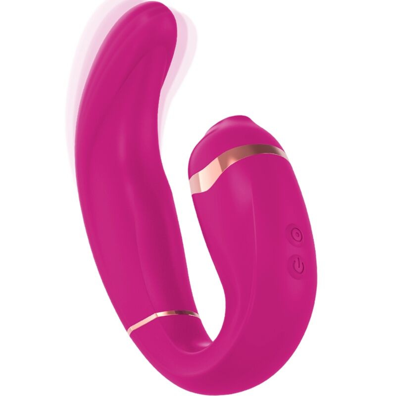 Adrien lastic - myg clitoris suction and g-spot stimulator pink 4