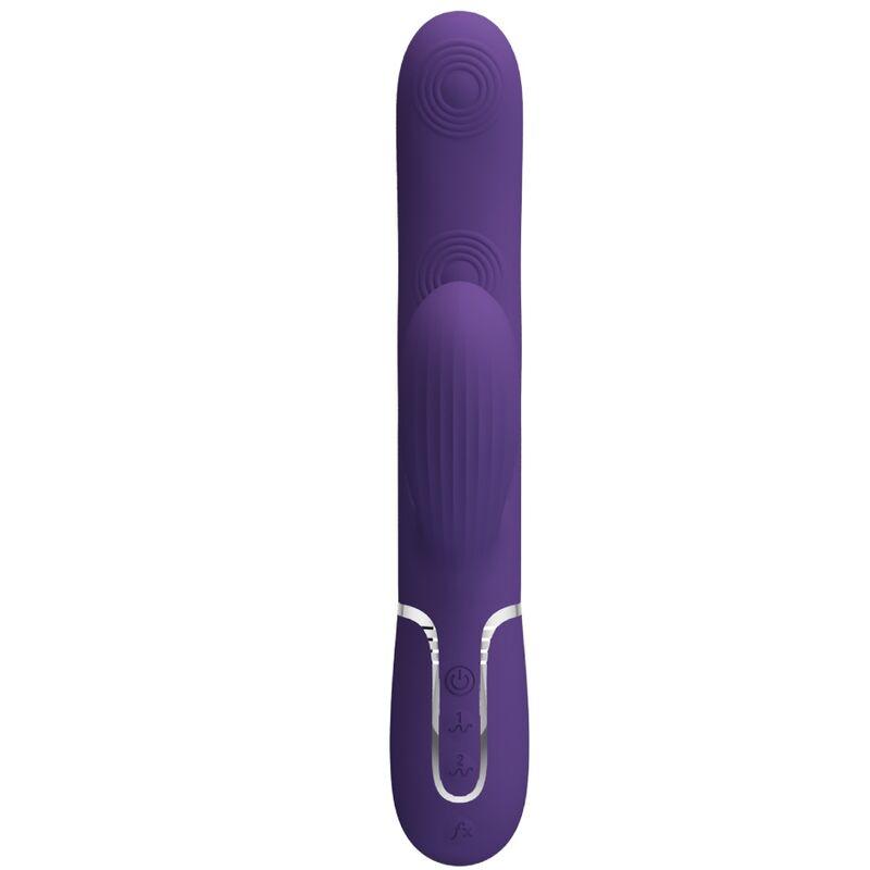 Pretty Love - Perlita G-Spot Vibrator 3 In 1 Multifunction Purple 2