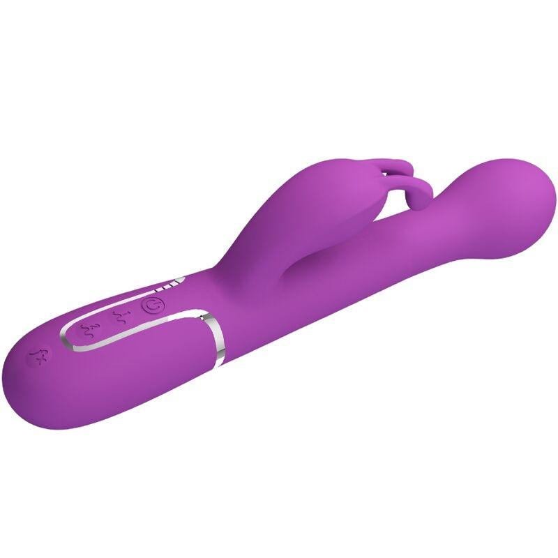 Pretty love - dejon 3 in 1 multifunction rabbit vibrator purple 2