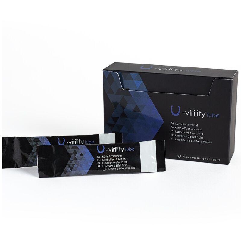 500 Cosmetics - U-Virility Lube Cold Effect Lubricant 10 X 5 Ml