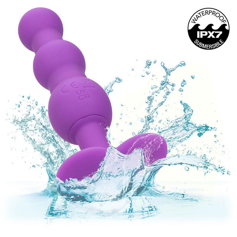 Calexotics - First Time Anal Plug Triple Beaded Probe 10 Vibrations Purple