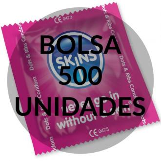 Skins Condoms Dots & Ribs Bag 500 Uds