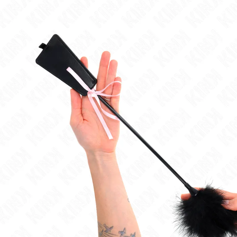 Kink - Tickle Feathers With Pink Ribbon Bow 49 Cm 3