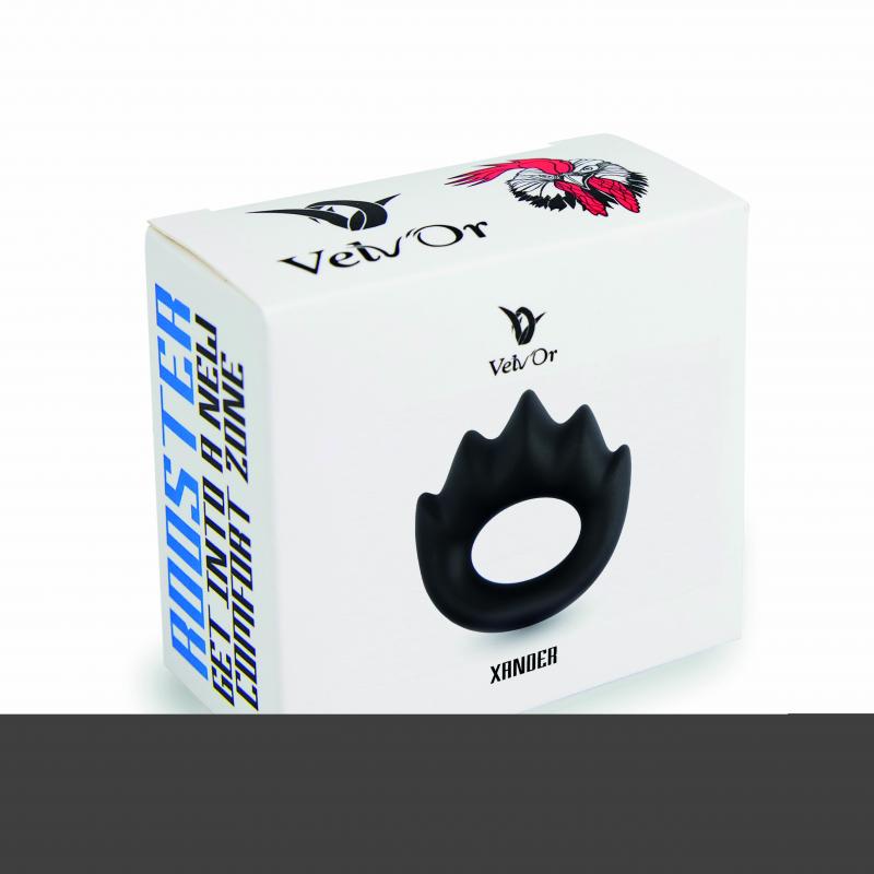Velv'or - Rooster Xander Oval Cock Ring With Stimulation Pro