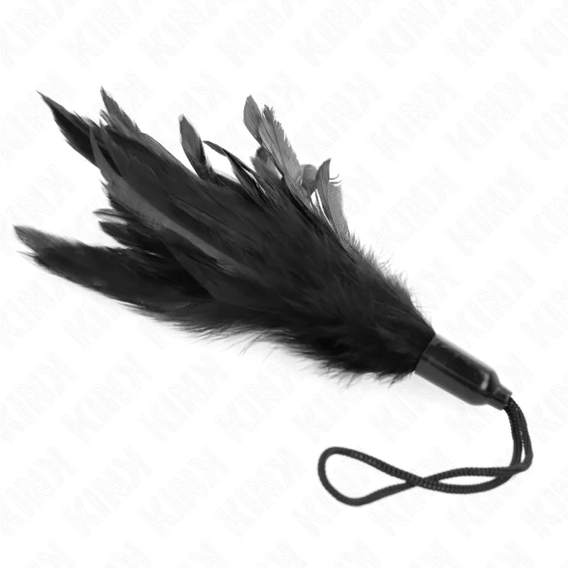 Kink - Tickle Feathers With Rope Handle Plastic Base 15 Cm