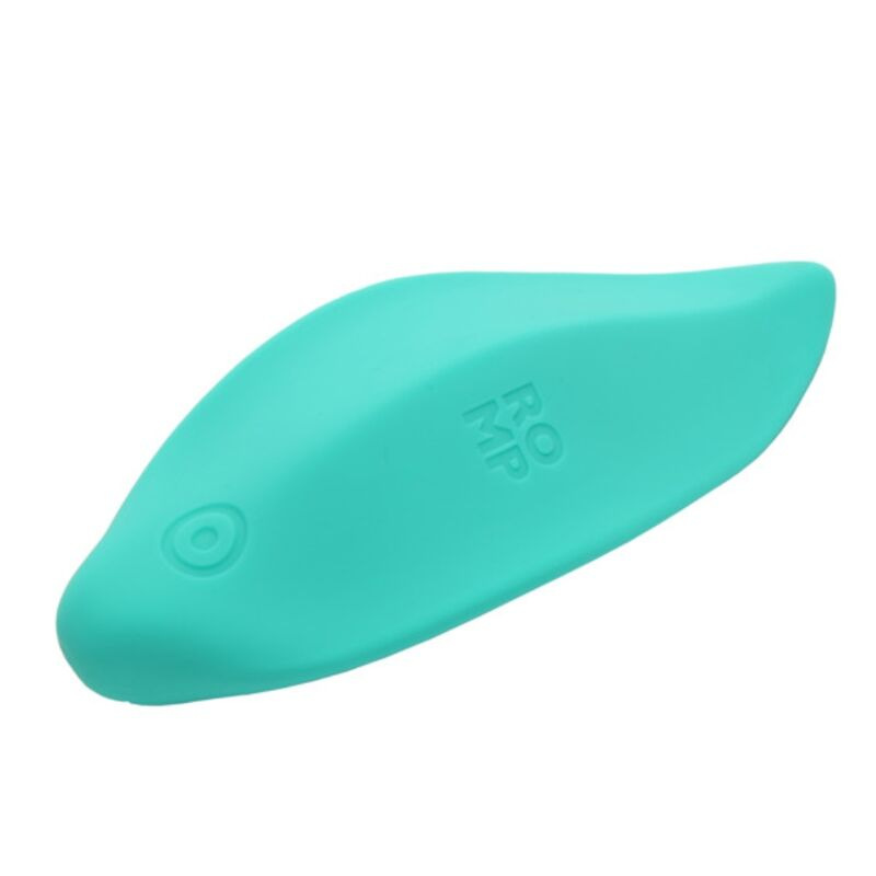 Romp - wave vibrator clitoral stimulator ergonomic shape aqua green