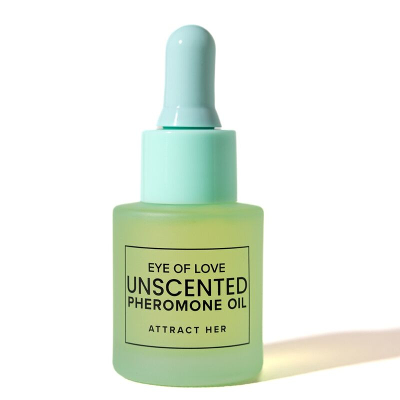 Eye of love - pheromone-infused perfumed oil for men, fragrance-free, 20 ml