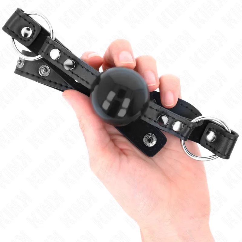 Kink - Ball 4 Cm Gag With Tip Rivet And Snap Lock 65 X 2 Cm