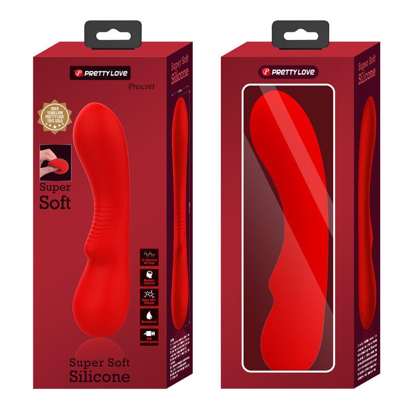 Pretty Love - Prescott Rechargeable Vibrator Red