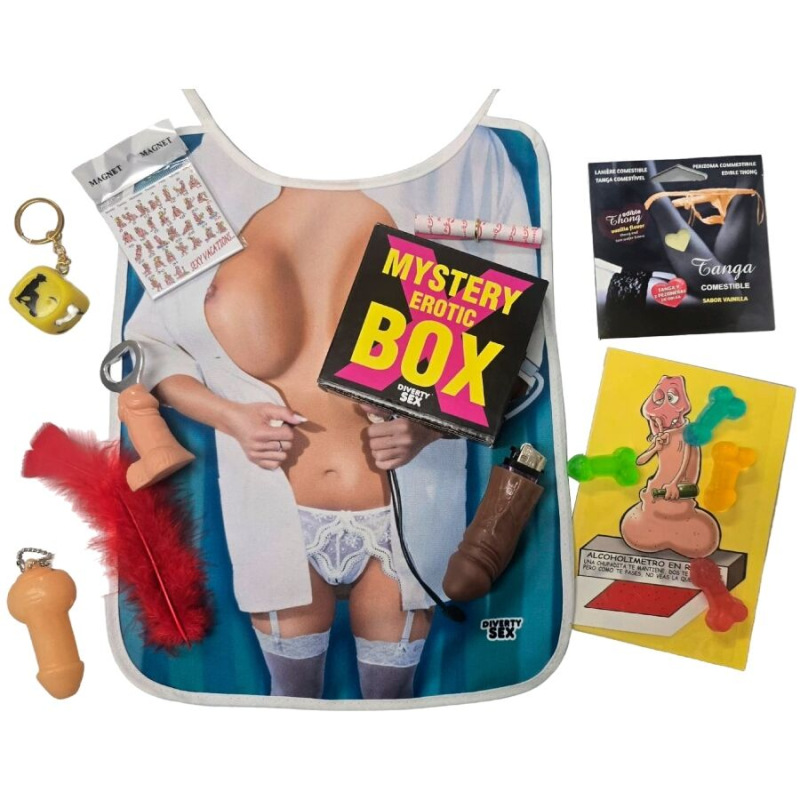 Diablo picante - mystery erotic box for her 10 x 10 1