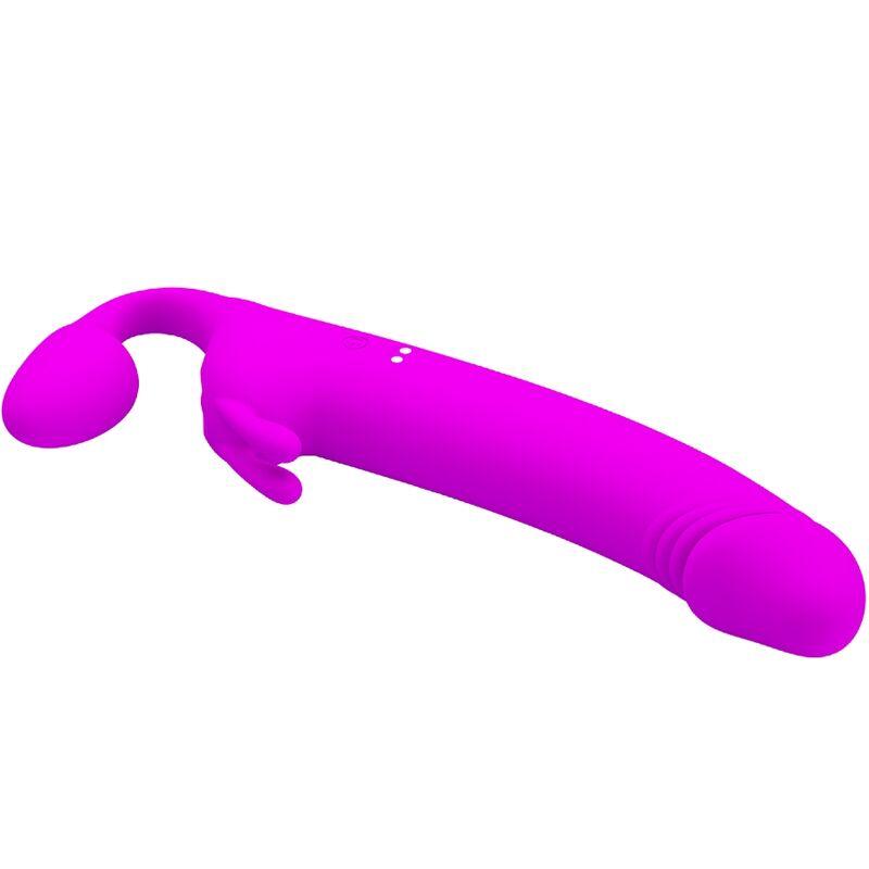 Pretty love - zanini strapless strap-on 10 vibrations purple 2