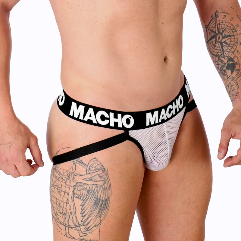 Macho - Mx26x1 Jock Net White L 1