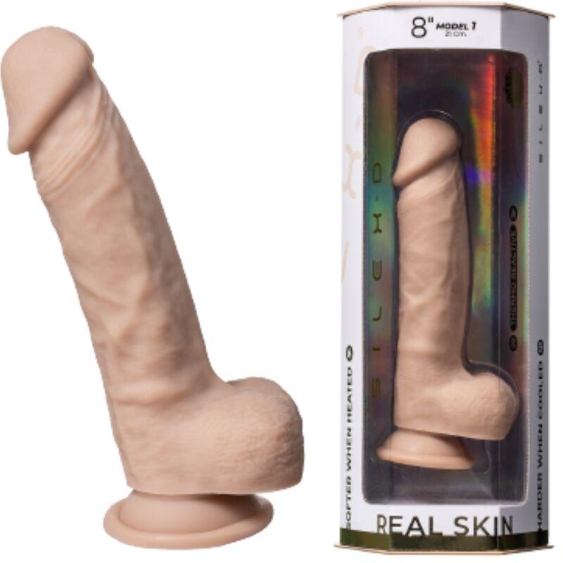 Silexd - real skin super realistic penis thermo reactive 21 cm premium silexpan flesh