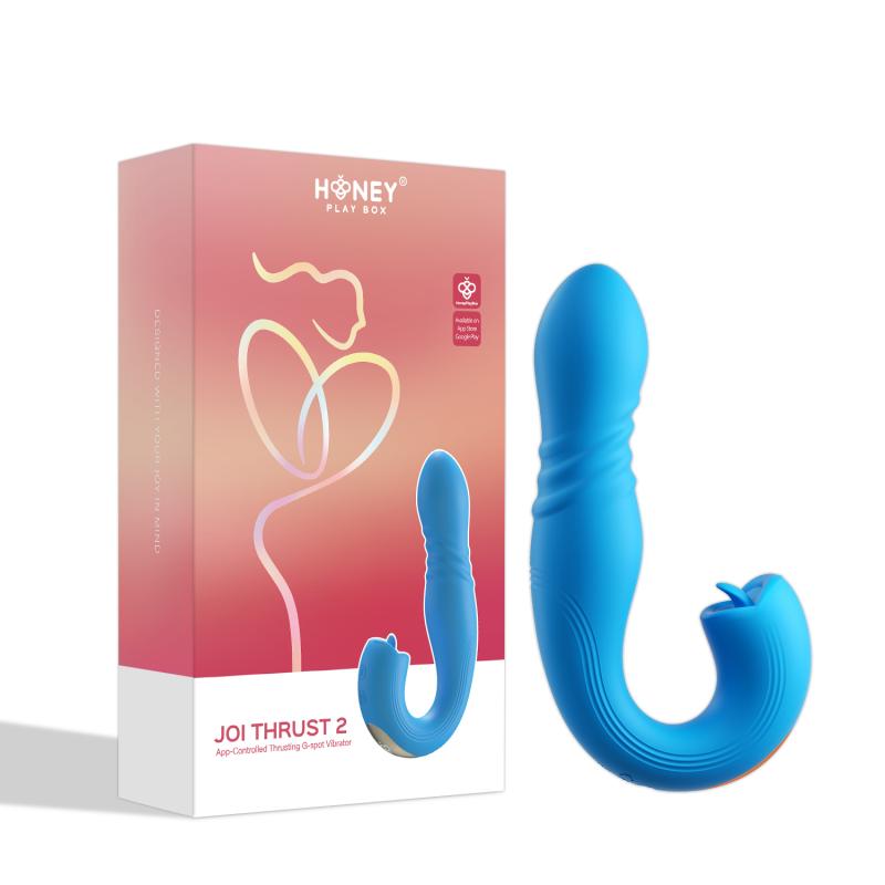 Honeyplaybox - Joi Thrust 2 Pressure Sensing App Controlled Thrusting G-Spot Vibrator & To