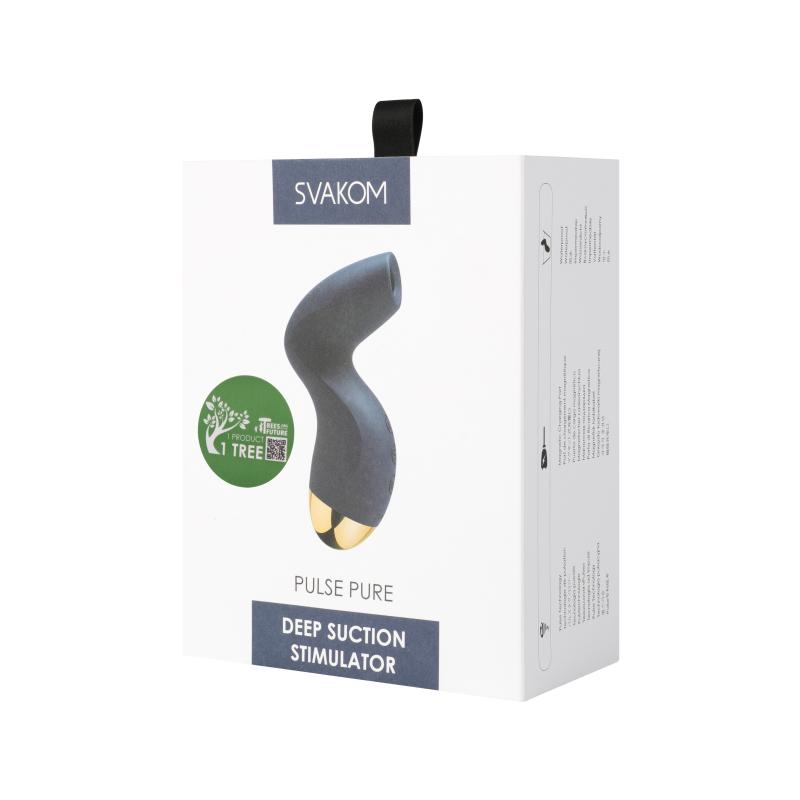 Svakom - Pulse Pure Deep Suction Stimulator Dark Blue 5