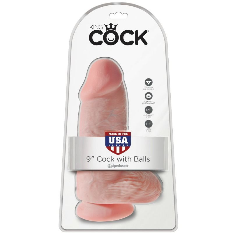 King cock - realistic penis chubby 23 cm 1