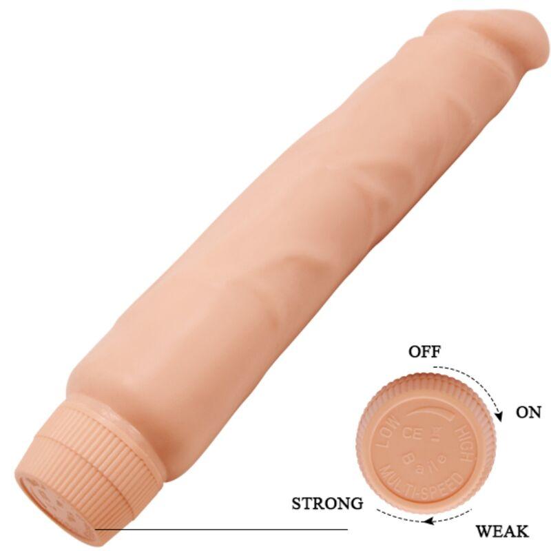 Baile - jack realistic vibrator 26 cm flesh 3