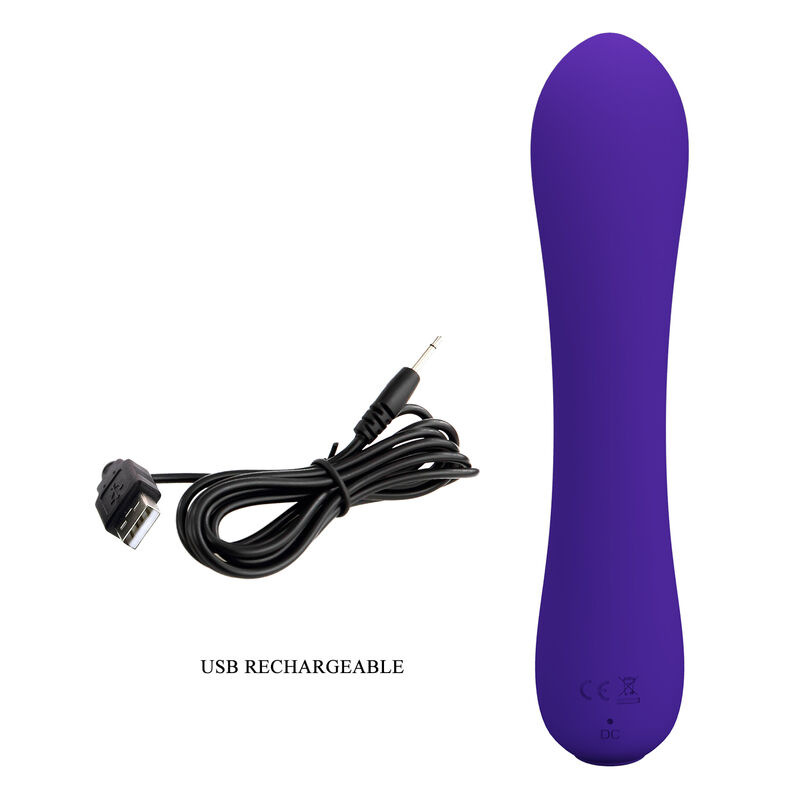 Pretty love - prescott rechargeable vibrator purple 7