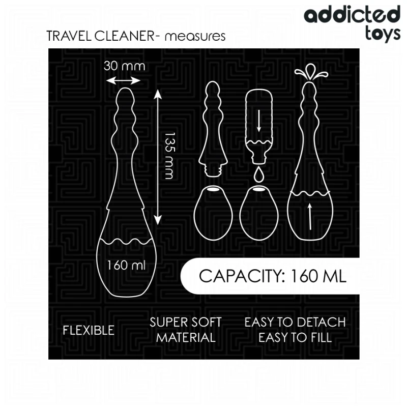 Addicted toys - travel cleaner silicone model 4 4
