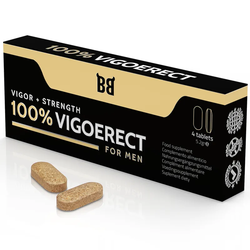 Blackbull By Spartan - 100% Vigoerect Vigor + Strength For Men 4 Tablets