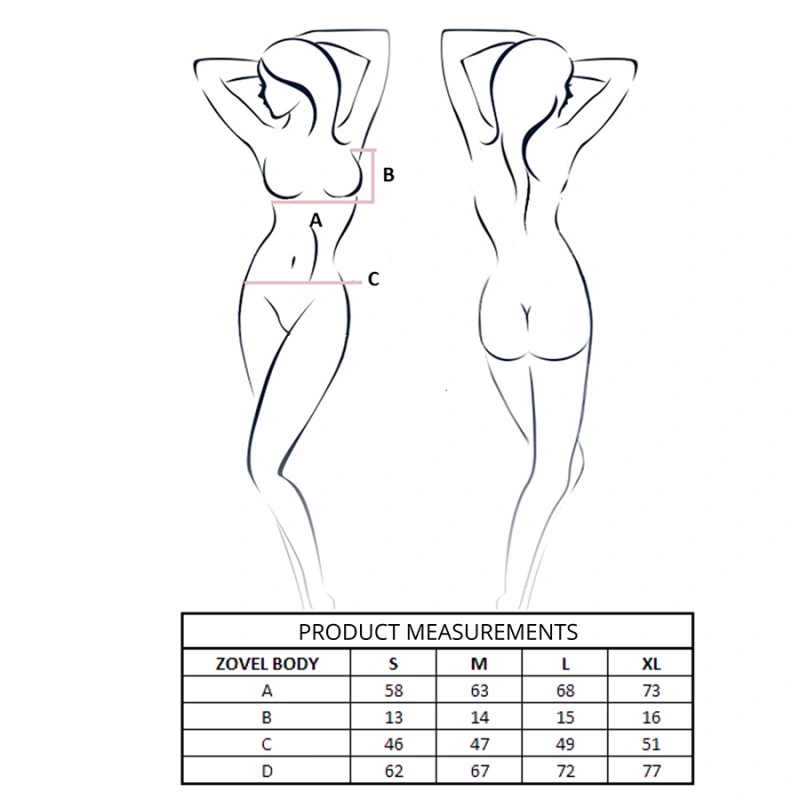 Passion - zovel body light pink l/xl 3