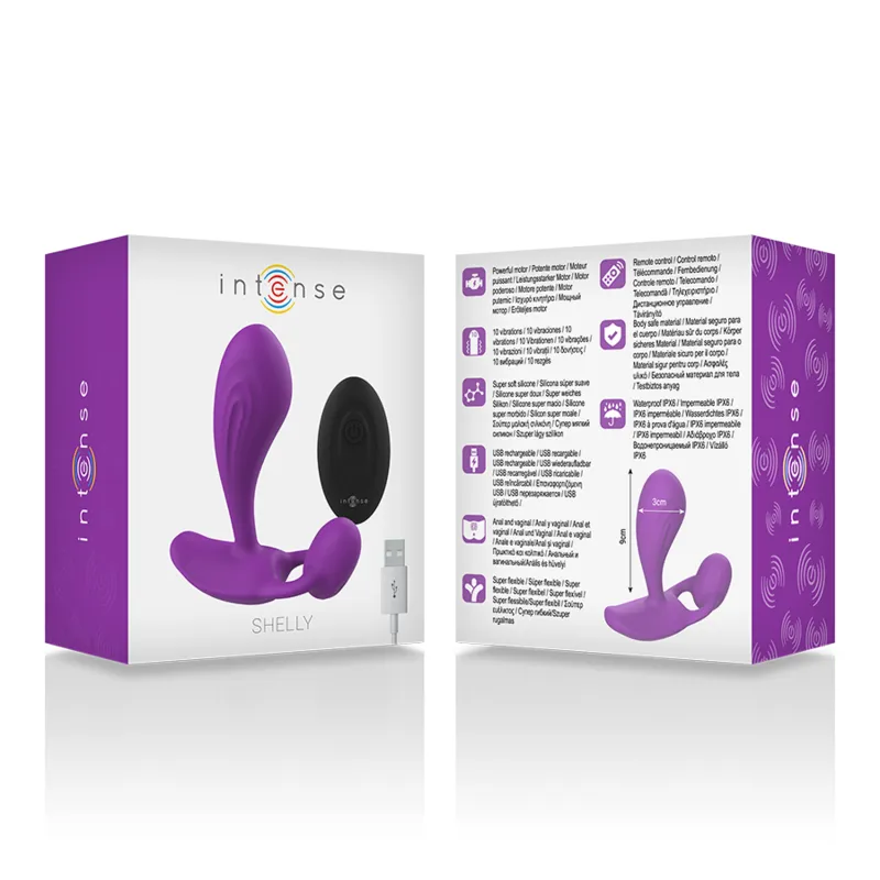 Intense - Shelly Anal Plug Remote Control Purple 4