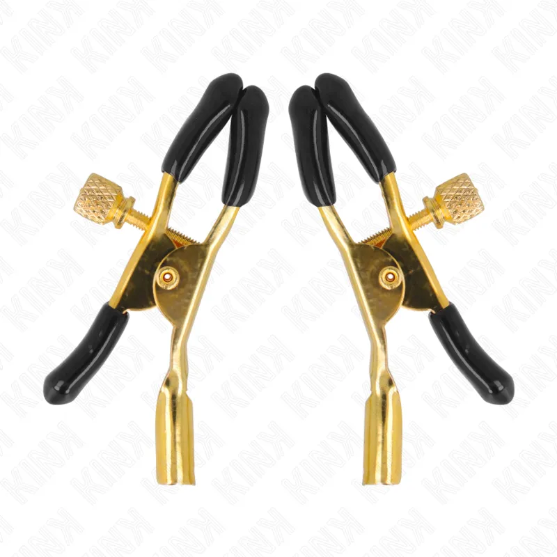 Kink - Gold Nipple Clamps 6 Cm