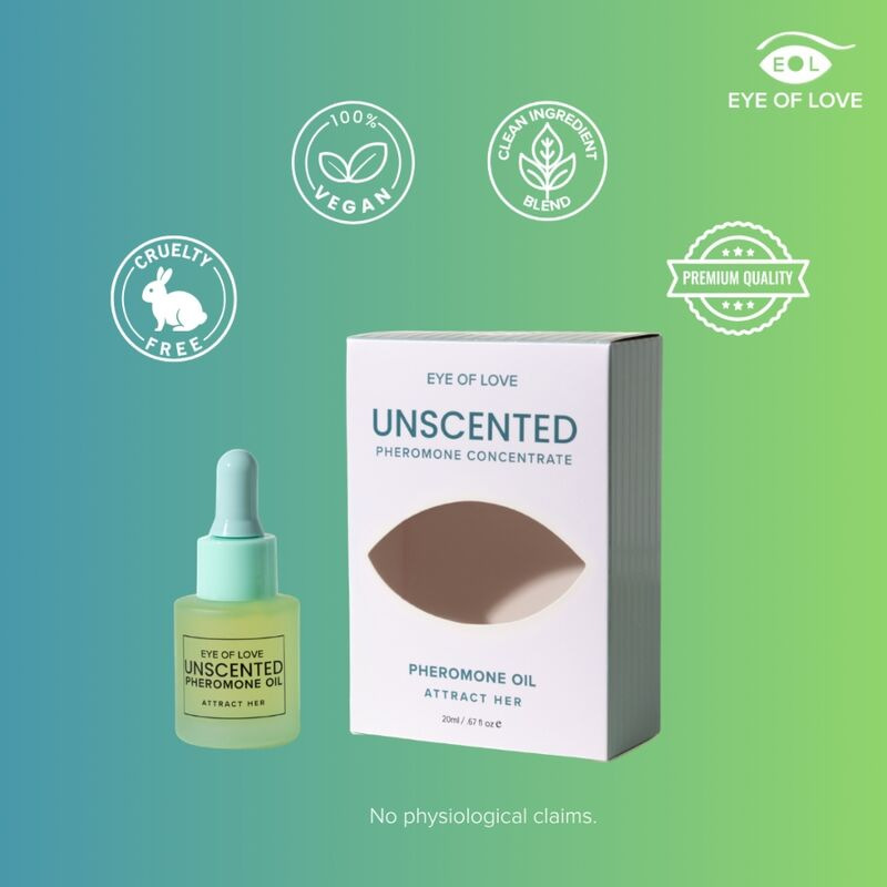 Eye of love - pheromone-infused perfumed oil for men, fragrance-free, 20 ml 7