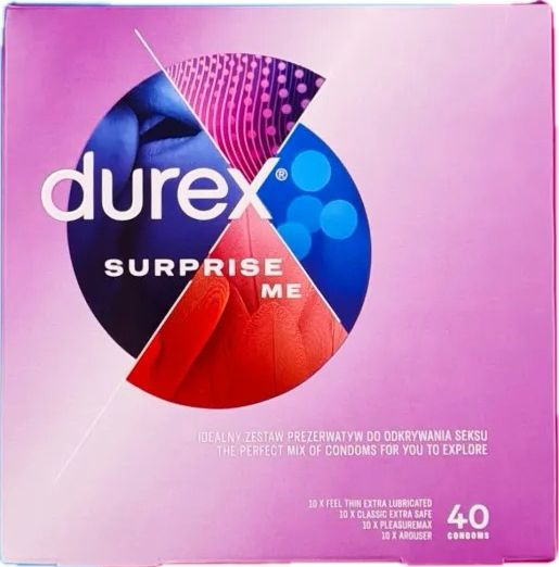 Durex Surprise Me 40 Kusov - Kondómy 1