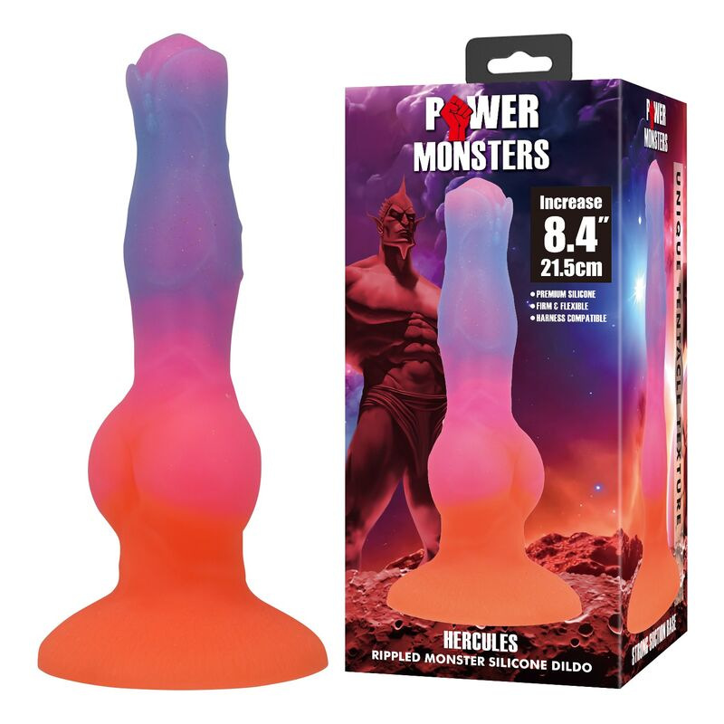 Power monsters - hercules fantasy silicone dildo 21.5 cm Ø 5 cm 7