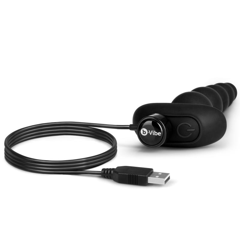 B-Vibe - Cinco Anal Beads Black 7