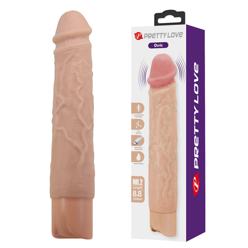 Pretty love - osric flexible realistic vibrator 9