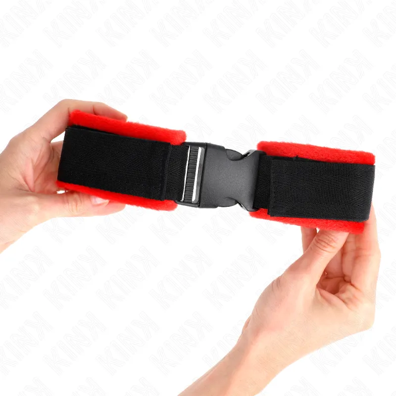 Kink - Nylon Bind Hook&Loop Wrist Restraints Black Model 1 Ajdustable 25-35 Cm X 6 Cm 2