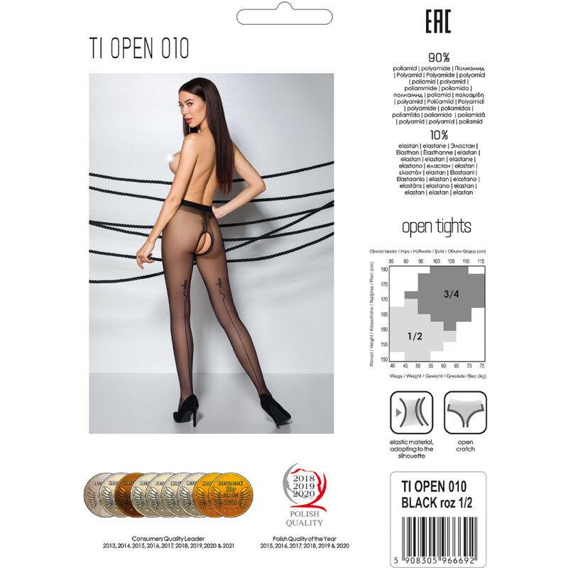 Passion - Tiopen 010 Stocking Black 1/2 (20 Den) 4