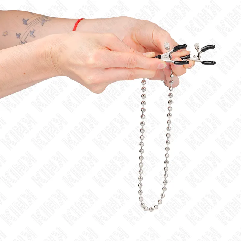 Kink - Bead Chain Nipple Clamps 30 Cm