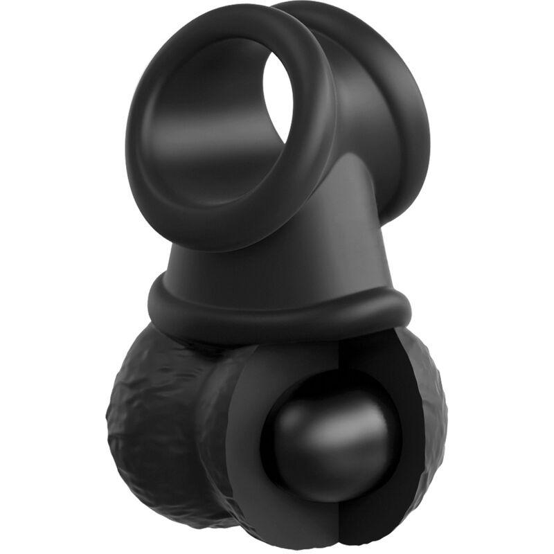King Cock - Elite Deluxe Adjustable Harness Kit Ring With Testicles & Dildo 20.3 Cm 8