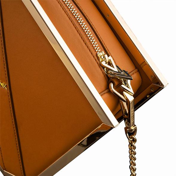Lockink - Mysterious Square Kink Bag - Brown 10