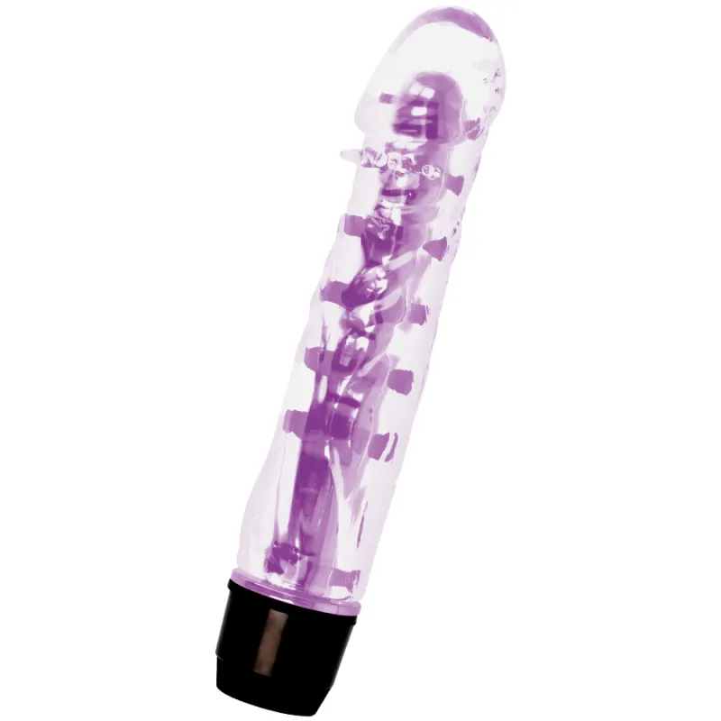 Glossy Lenny Vibrator Purple 2