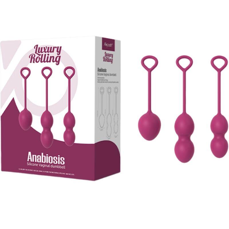 Armony - anabiosis vaginal dumbbell 3 levels burgundy 7