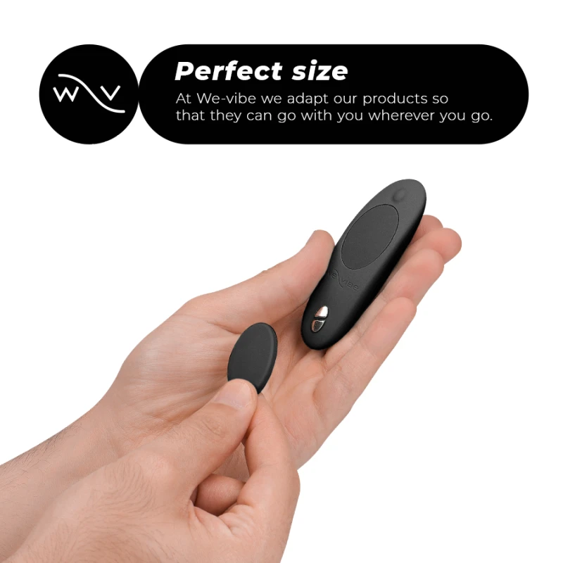 We-Vibe - Moxie + Clitoral Vibrator Satin Black 4