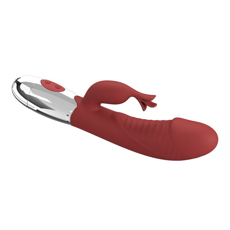 Pretty love - rosewood rabbit vibrator 30 functions usb rechargeable red 5